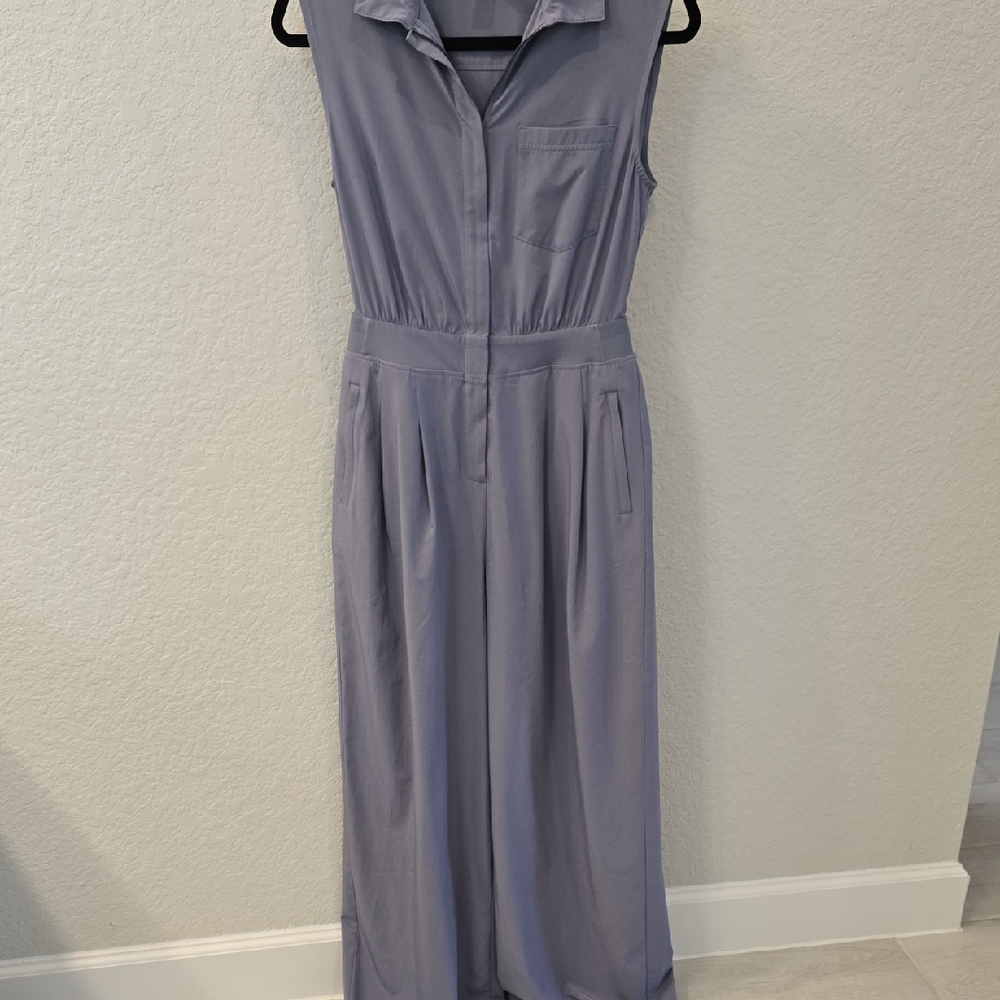Athleta Brooklyn Heigths Wide Leg  Sleeveless Jumpsuit